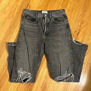 90's Mid Rise Loose in Outline